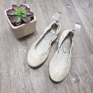 Ports 1961 White Genuine Leather Flats 36